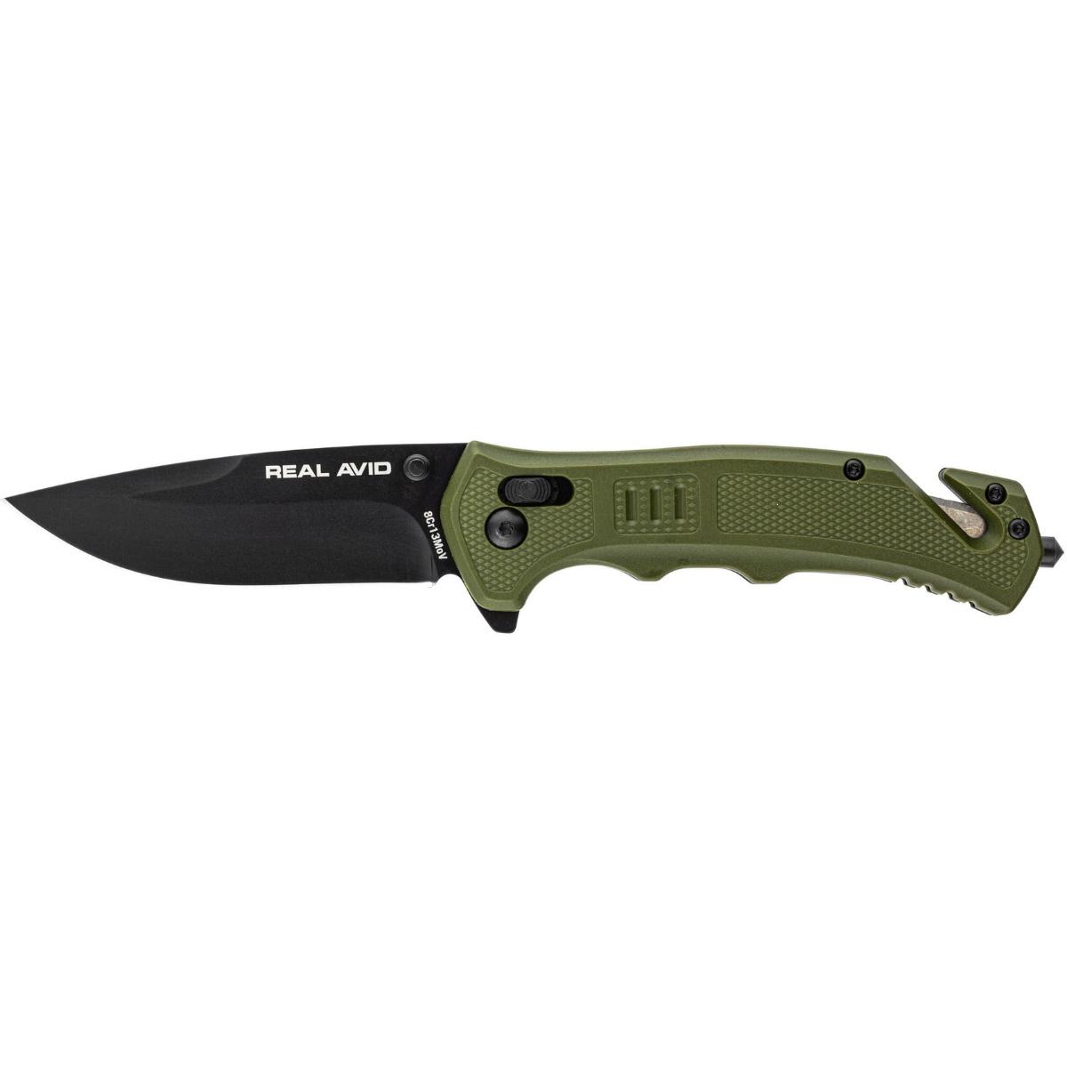 real avid noz skladany edc rav 4 gfn zielony avrav4