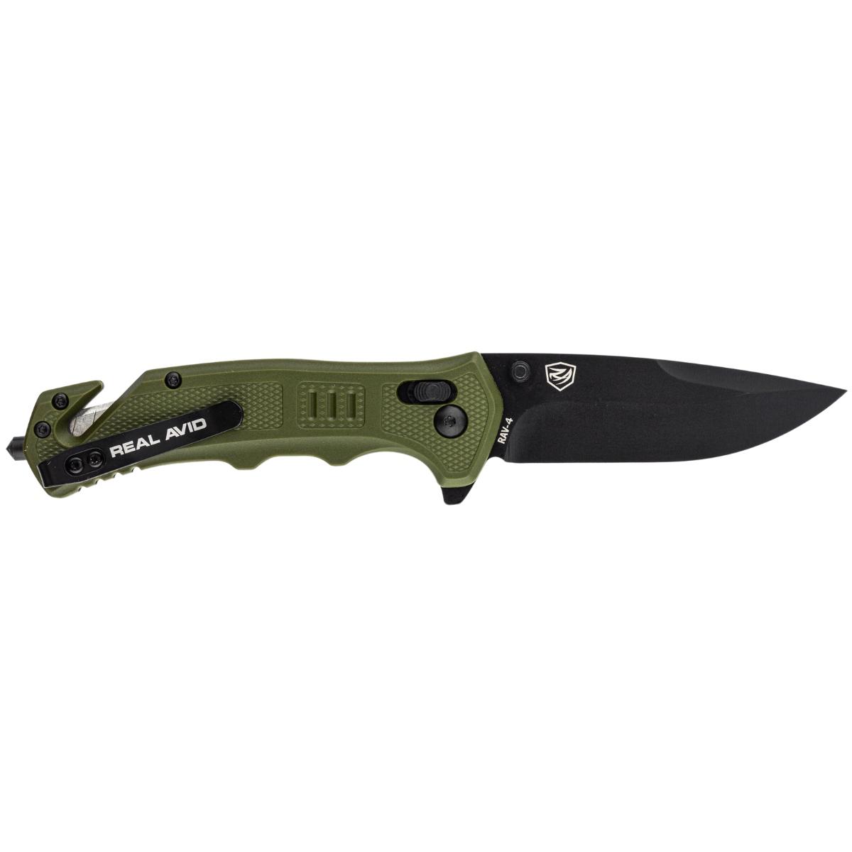 real avid noz skladany edc rav 4 gfn zielony avrav4