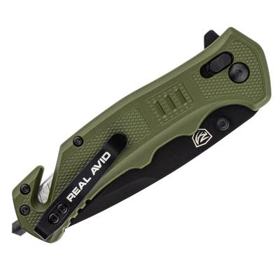 real avid noz skladany edc rav 4 gfn zielony avrav4