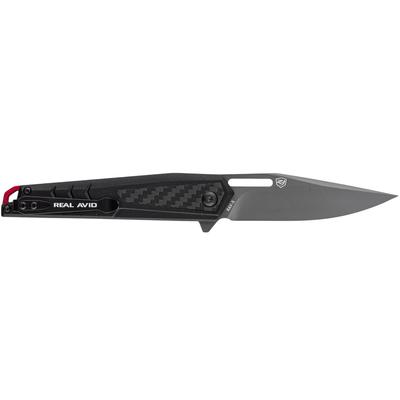 real avid noz skladany edc rav 5 aluminium wlokno weglowe czarny avrav5