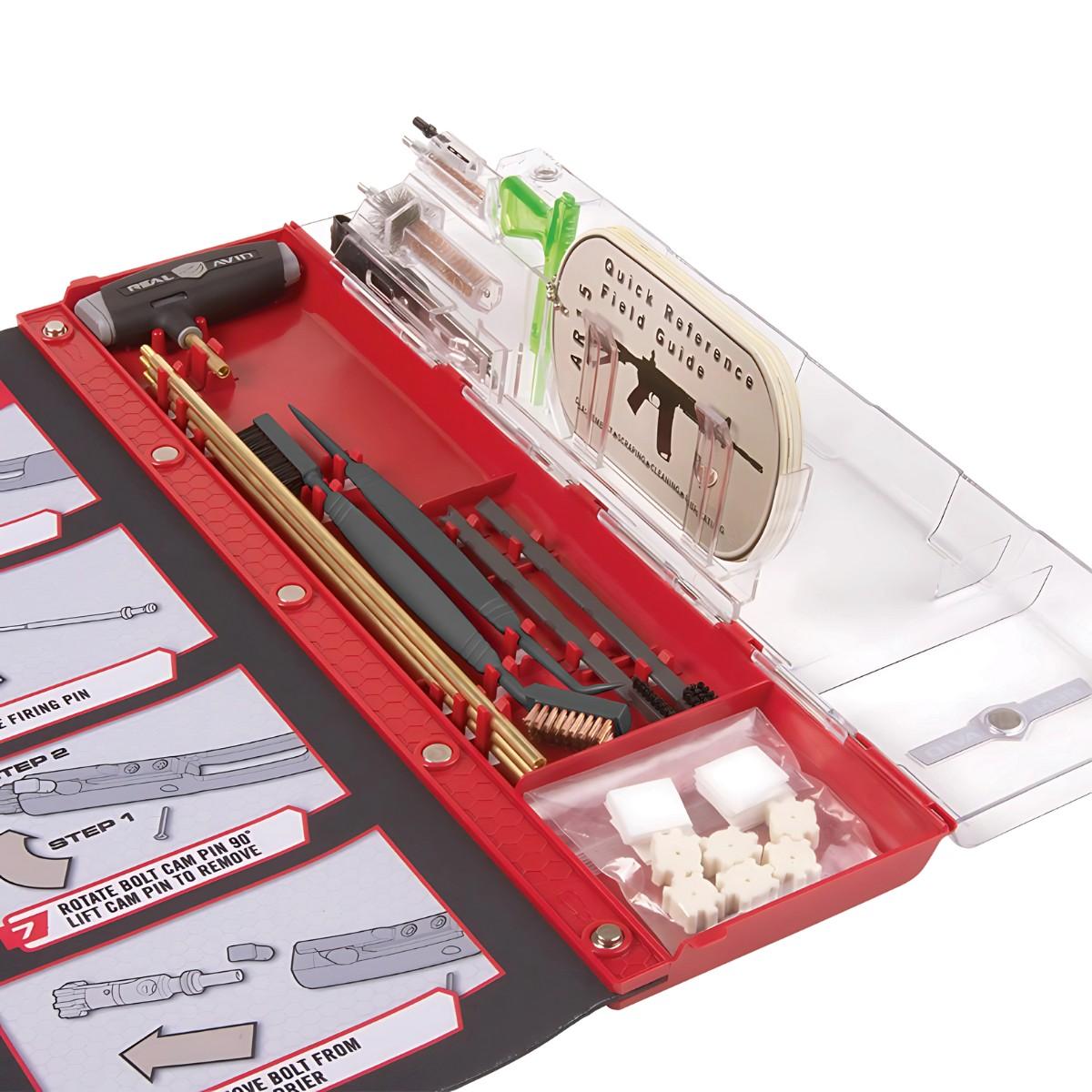 real avid zestaw do czyszczenia z mata master cleaning station ar 15 avmcs ar
