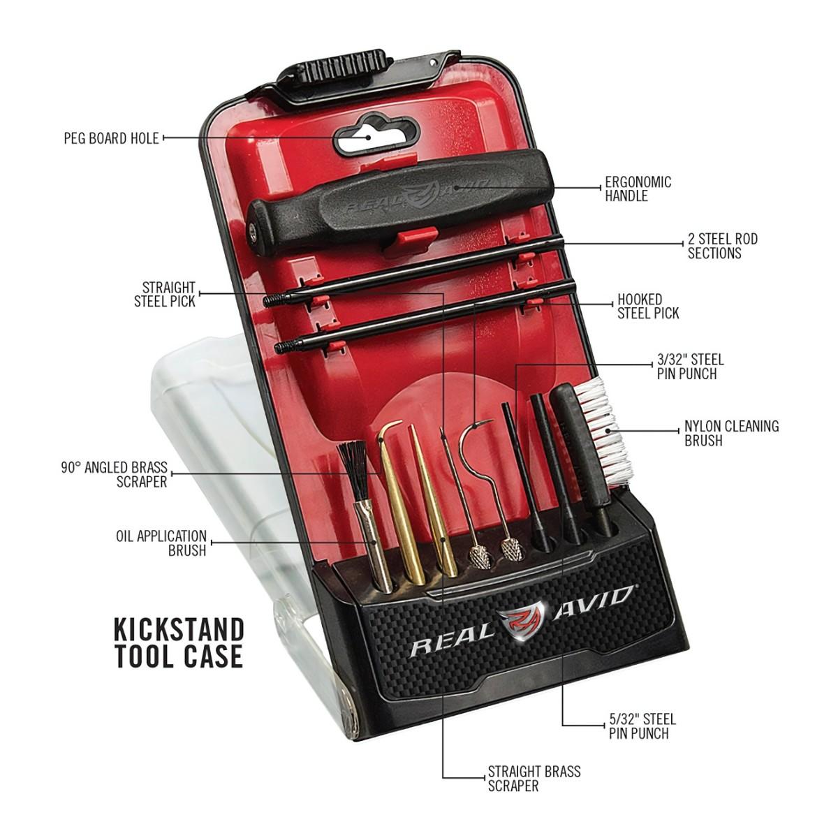 real avid zestaw do czyszczenia broni gun boss pro precision cleaning tools avgbpropct