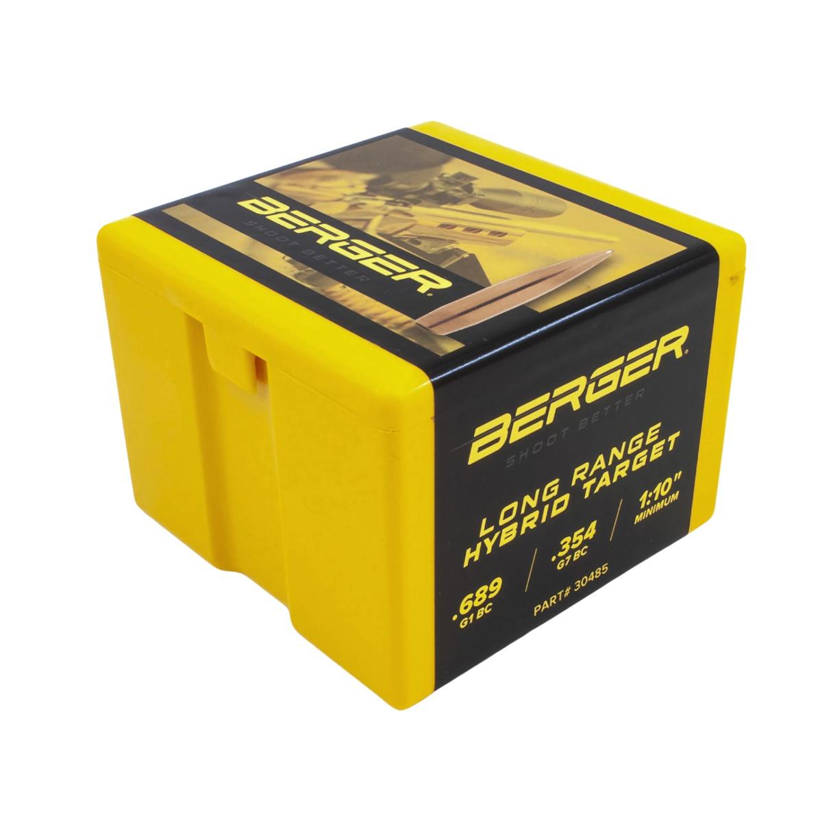 berger pociski 30 long range hybrid target 208gr nr 30485 100szt