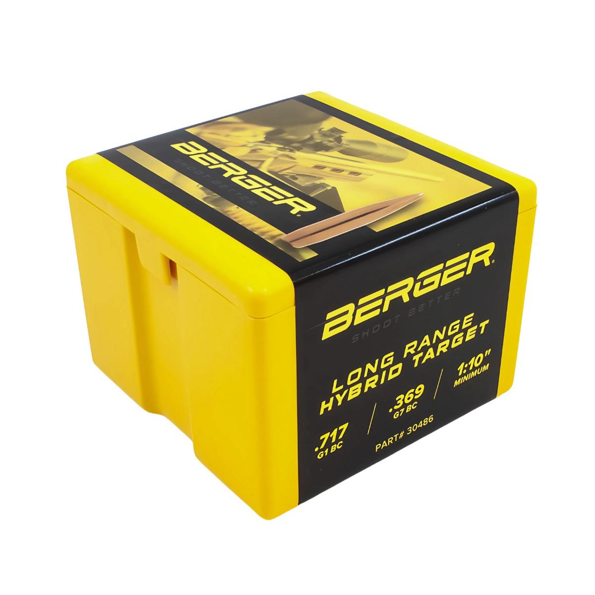 berger pociski 30 long range hybrid target 220gr nr 30486 100szt
