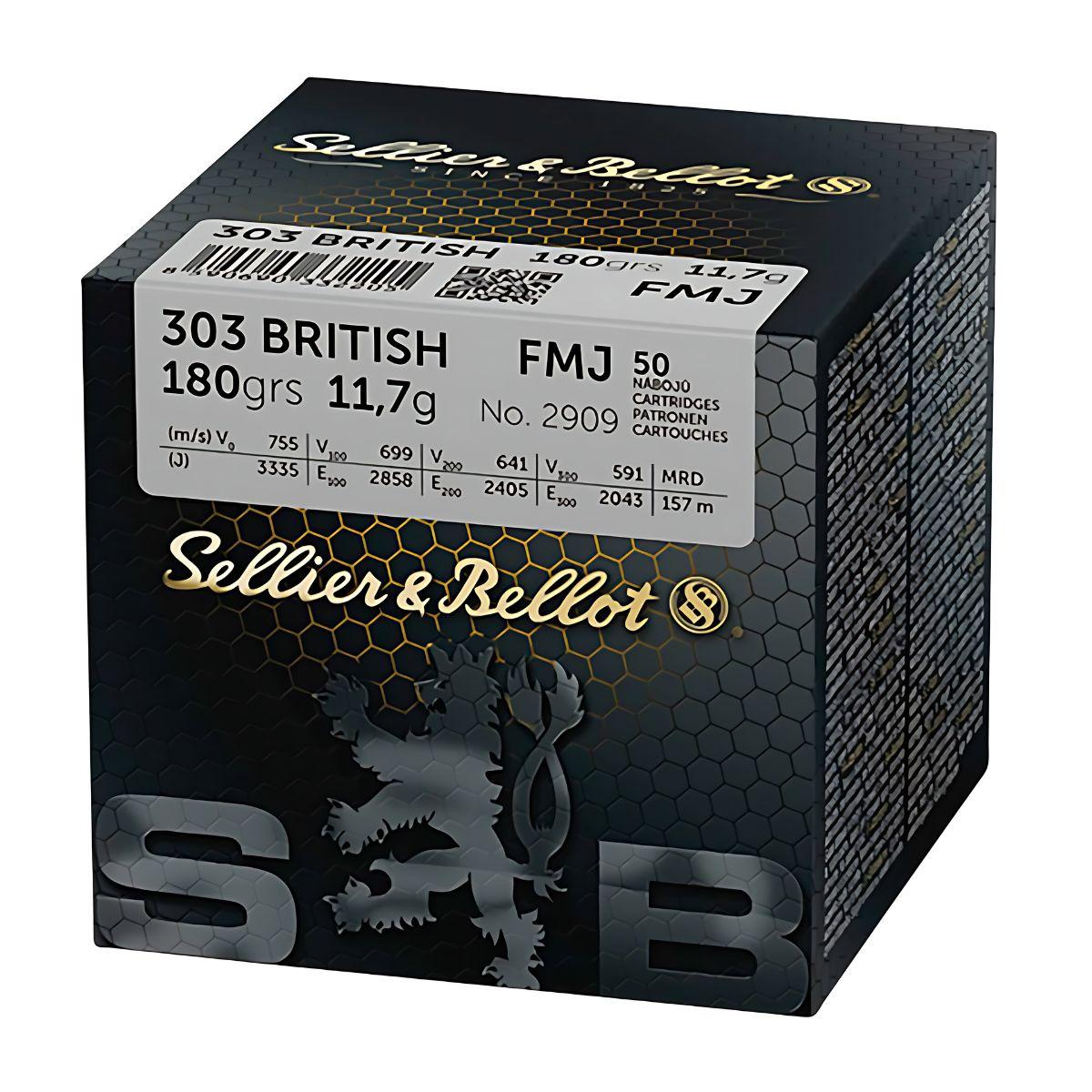 amunicja 303 british sellier bellot fmj 11 7g adr 1 4s un0012 op 50szt