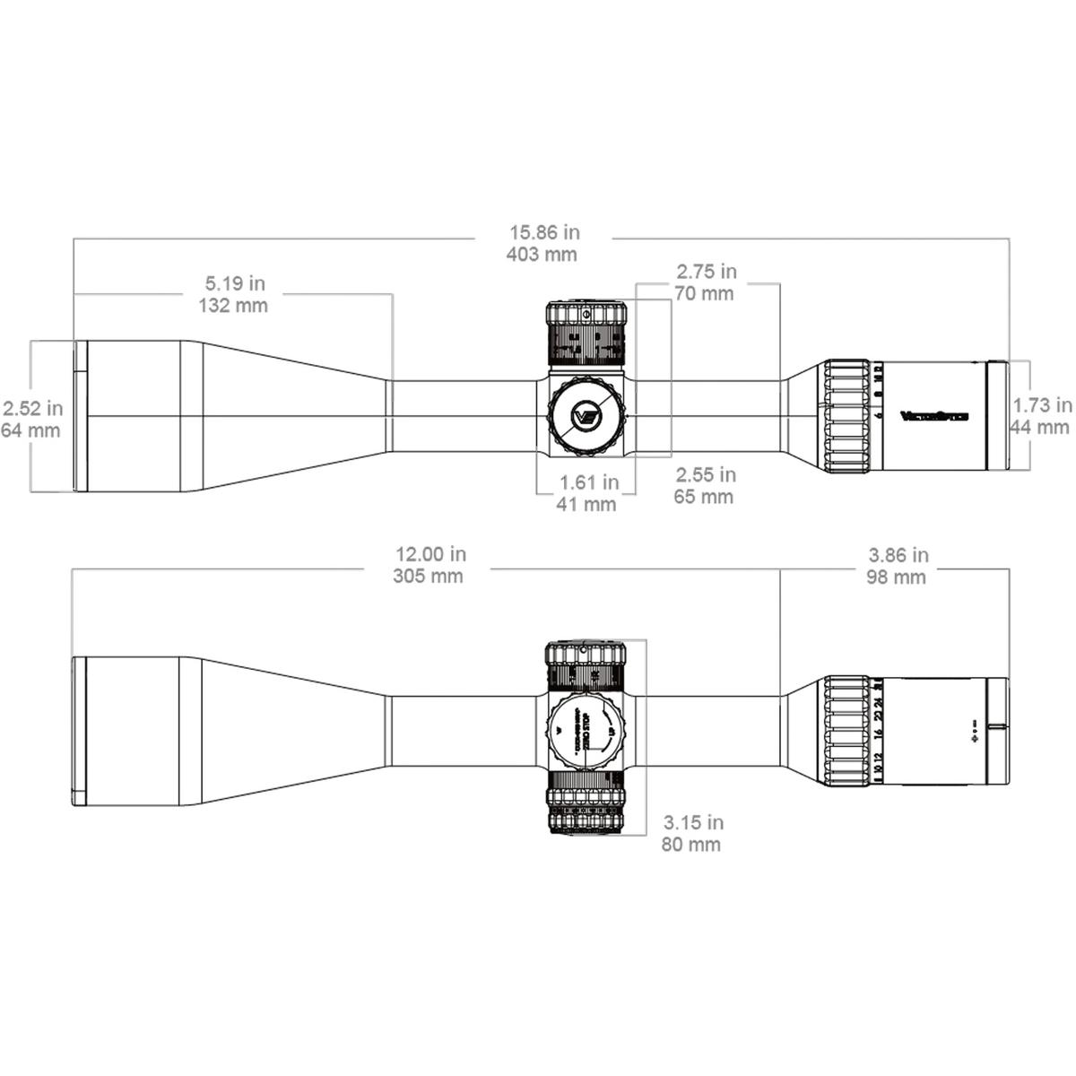 vector optics luneta celownicza continental x8 6 48x56t sfp ed mil 30 mm scol tm52
