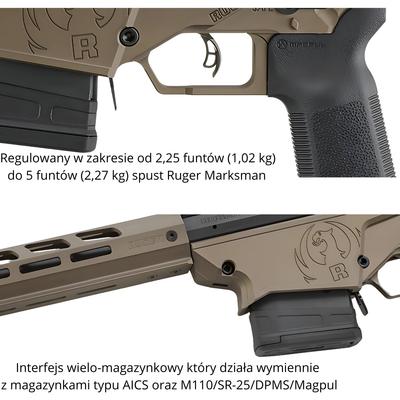 ruger precision rifle 24 6 5 creedmoor cerakote bronze 18095