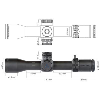 delta optical luneta celowniczna stryker hd 3 5 21x44 ffp dprc 1 mrad do 2524