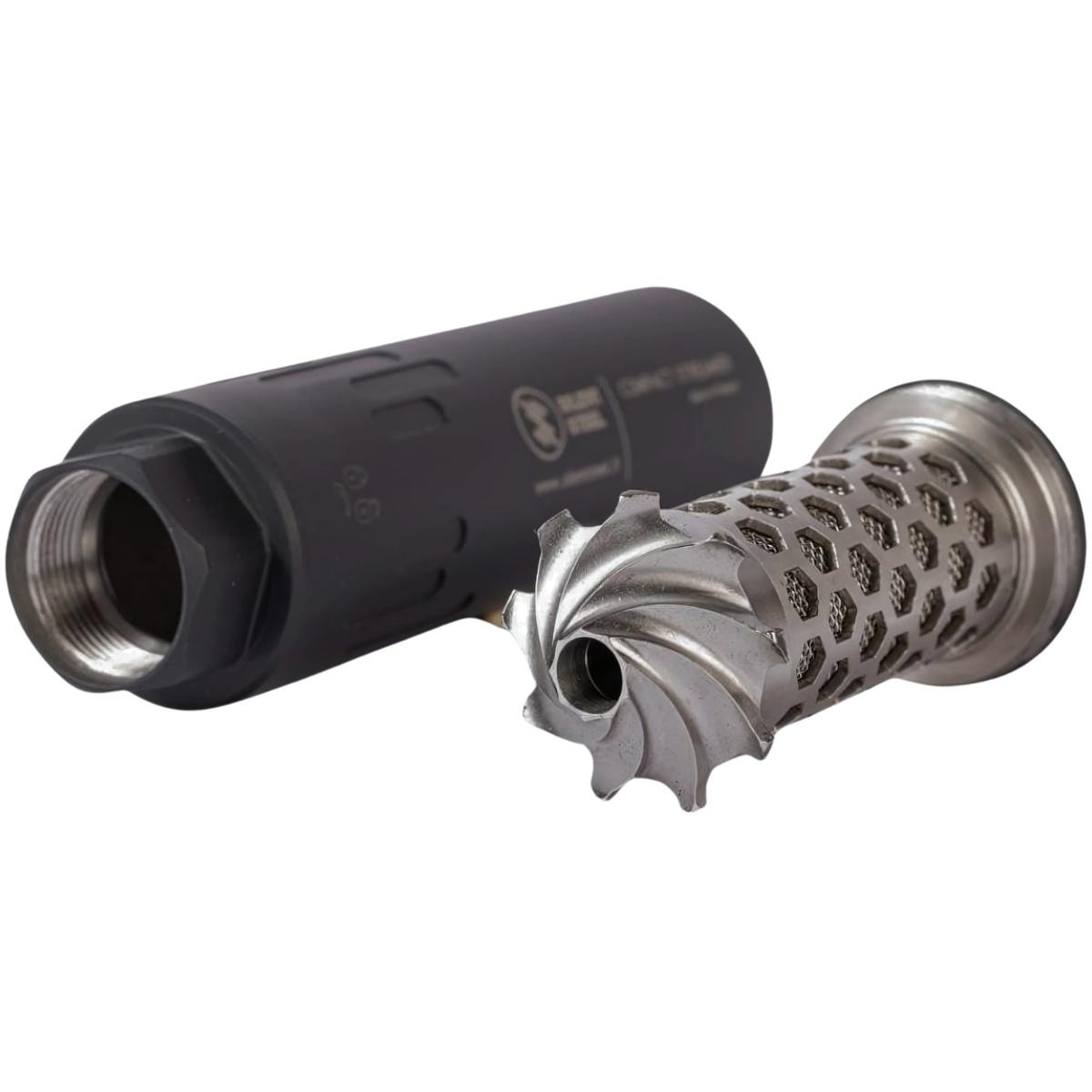 silent steel tlumik flow compact streamer steel 5 56 qdl black cst556b ss qdl