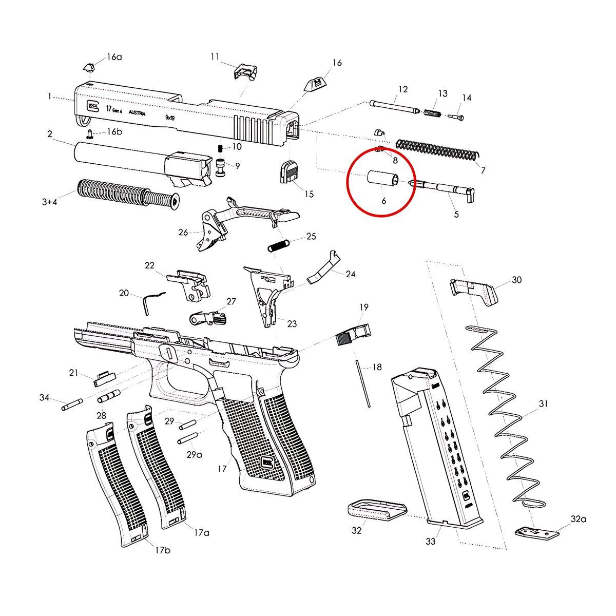 glock kanal iglicy do glock 21 170060