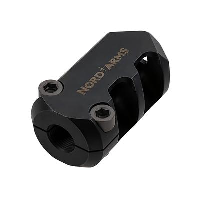 nord arms kompensator odrzutu do ar15 asymetryczny zaciskany na gwint 1 2x28 tpi 35 mm na mb223 35ca