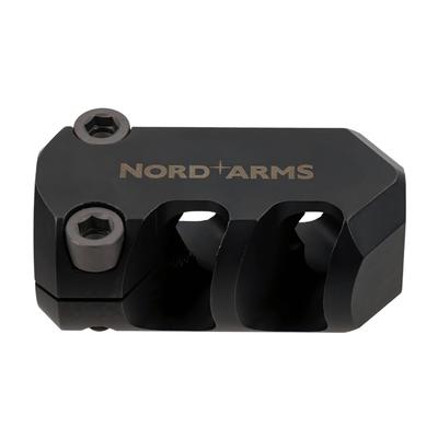 nord arms kompensator odrzutu do ar15 asymetryczny zaciskany na gwint 1 2x28 tpi 35 mm na mb223 35ca