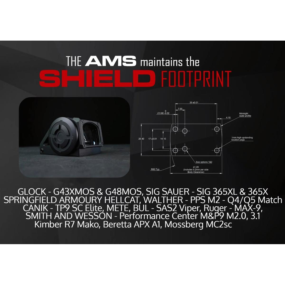 shield sights kolimator ams advanced mini sight 4moa