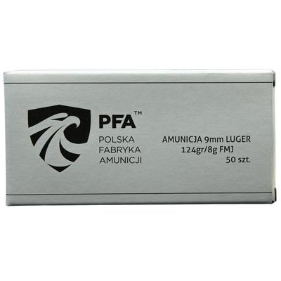 PFA NOWA 9x19 8g FMJ (50 szt.)