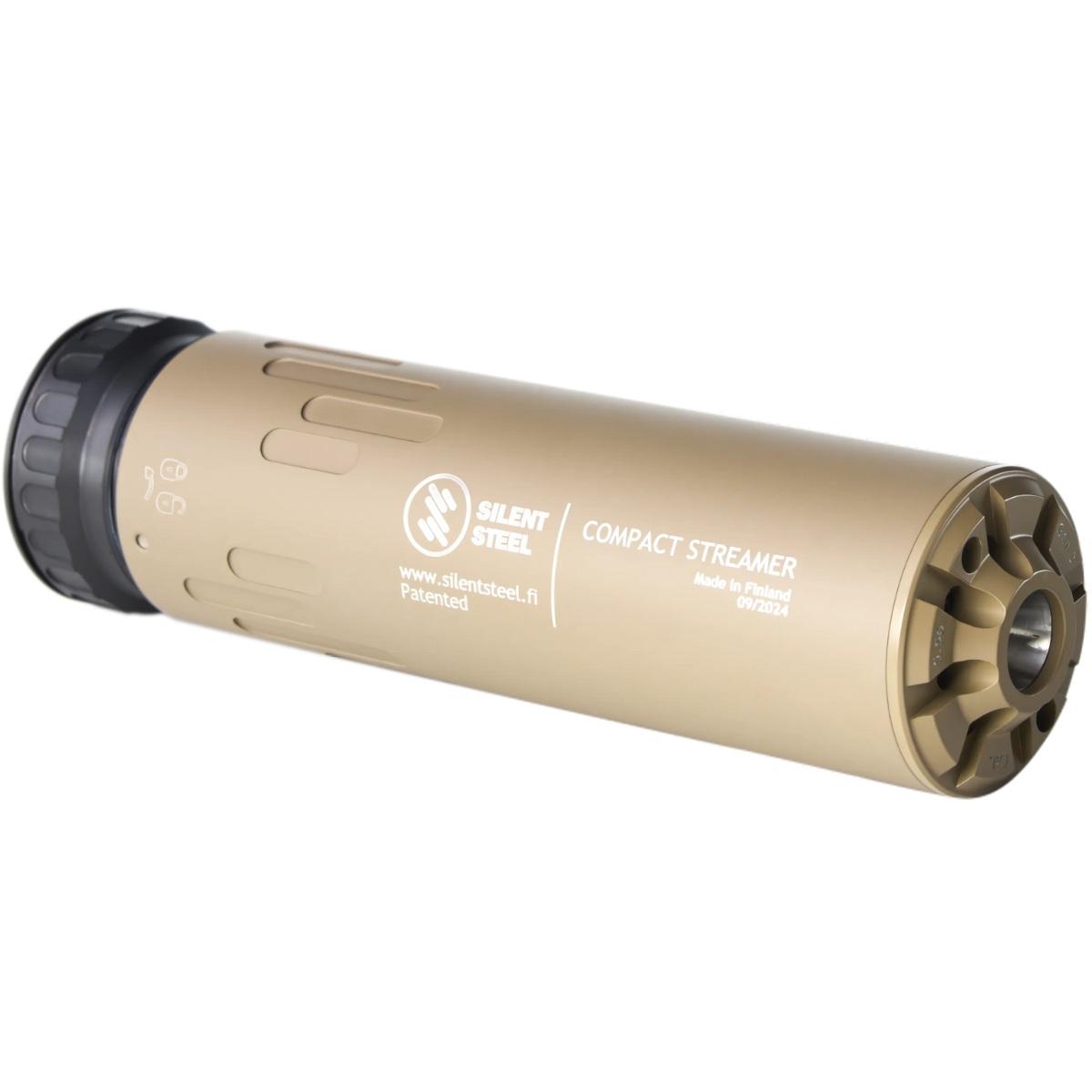 silent steel tlumik flow compact streamer steel 5 56 qdl magpul fde cst556fde ss qdl