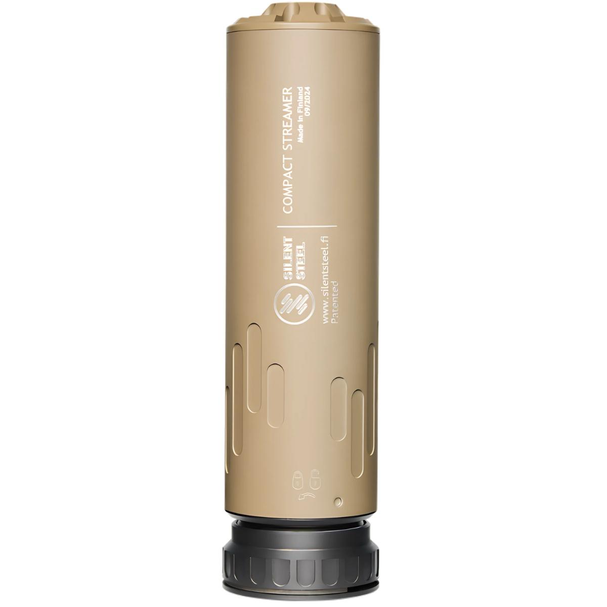 silent steel tlumik flow compact streamer steel 5 56 qdl magpul fde cst556fde ss qdl