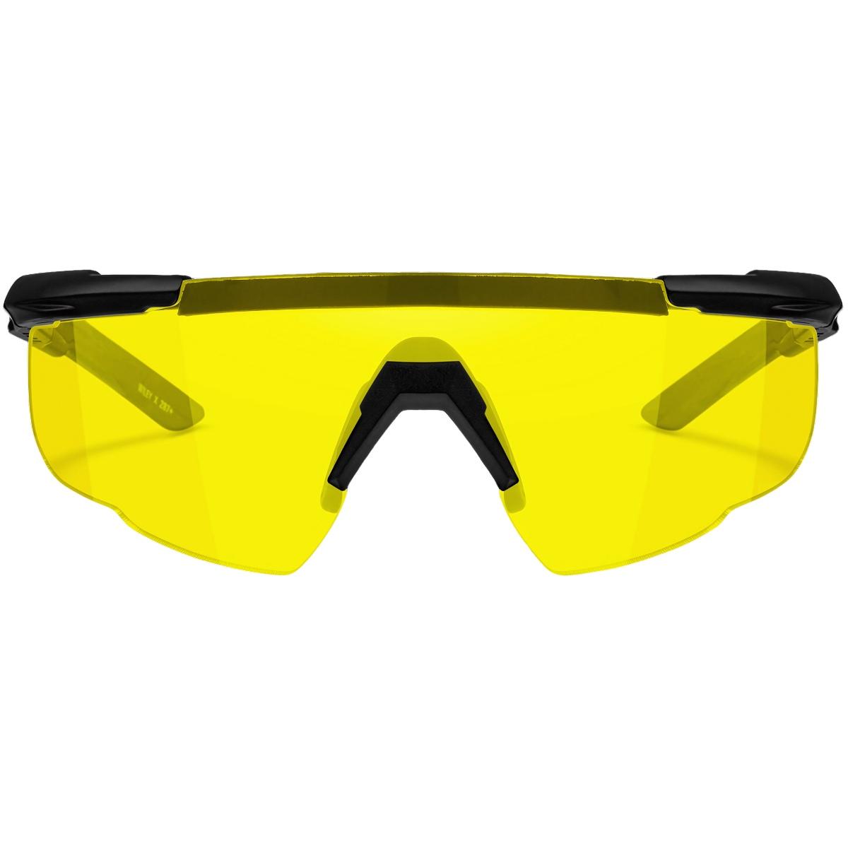 wileyx okulary ochronne saber advanced wizjer yellow oprawki matte black 300