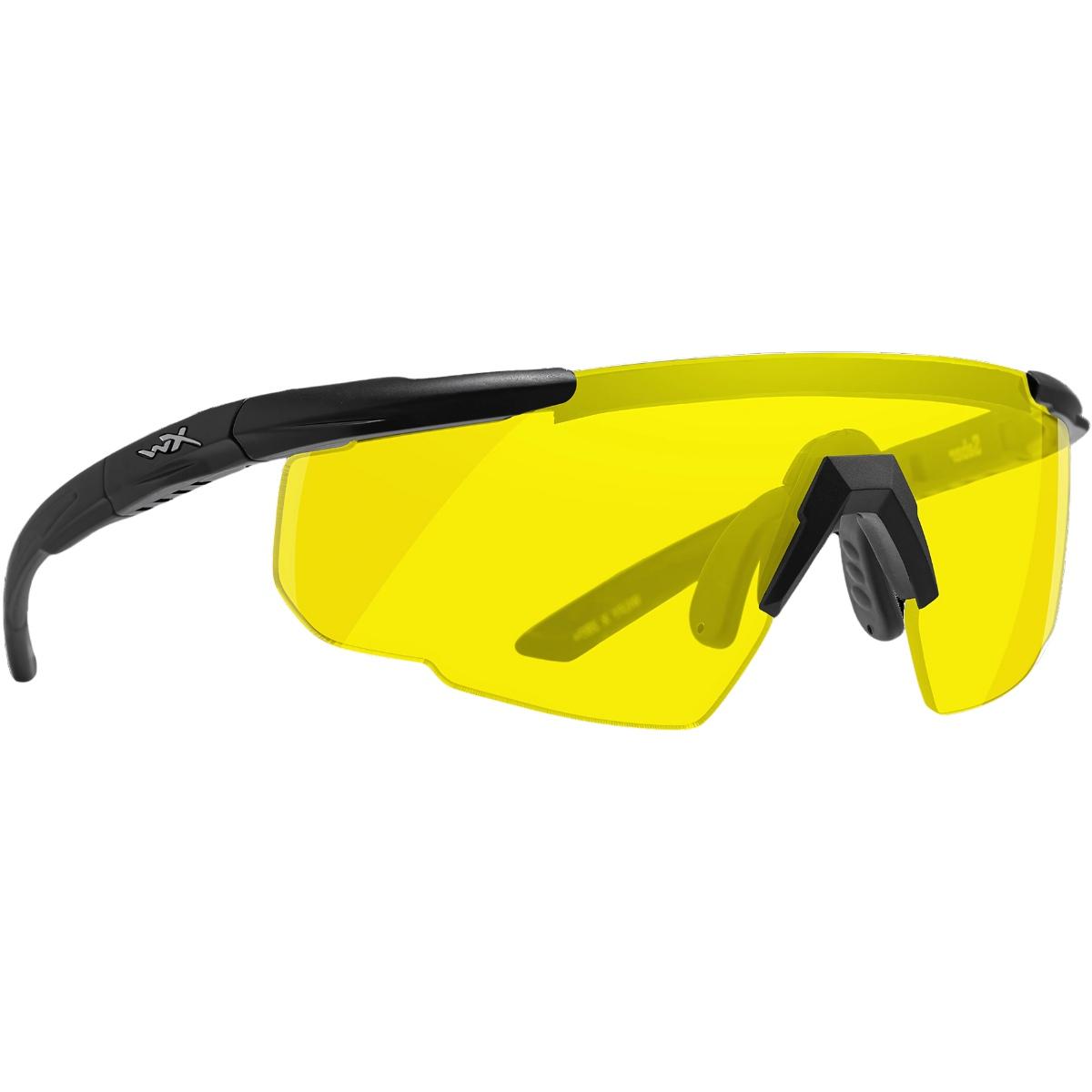 wileyx okulary ochronne saber advanced wizjer yellow oprawki matte black
