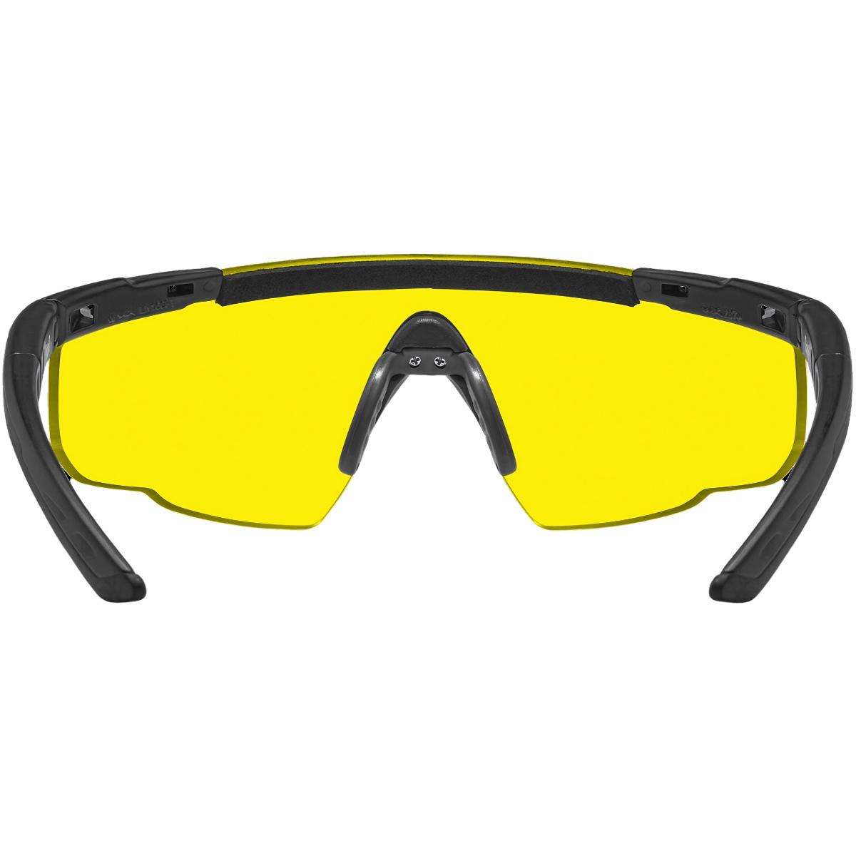wileyx okulary ochronne saber advanced wizjer yellow oprawki matte black