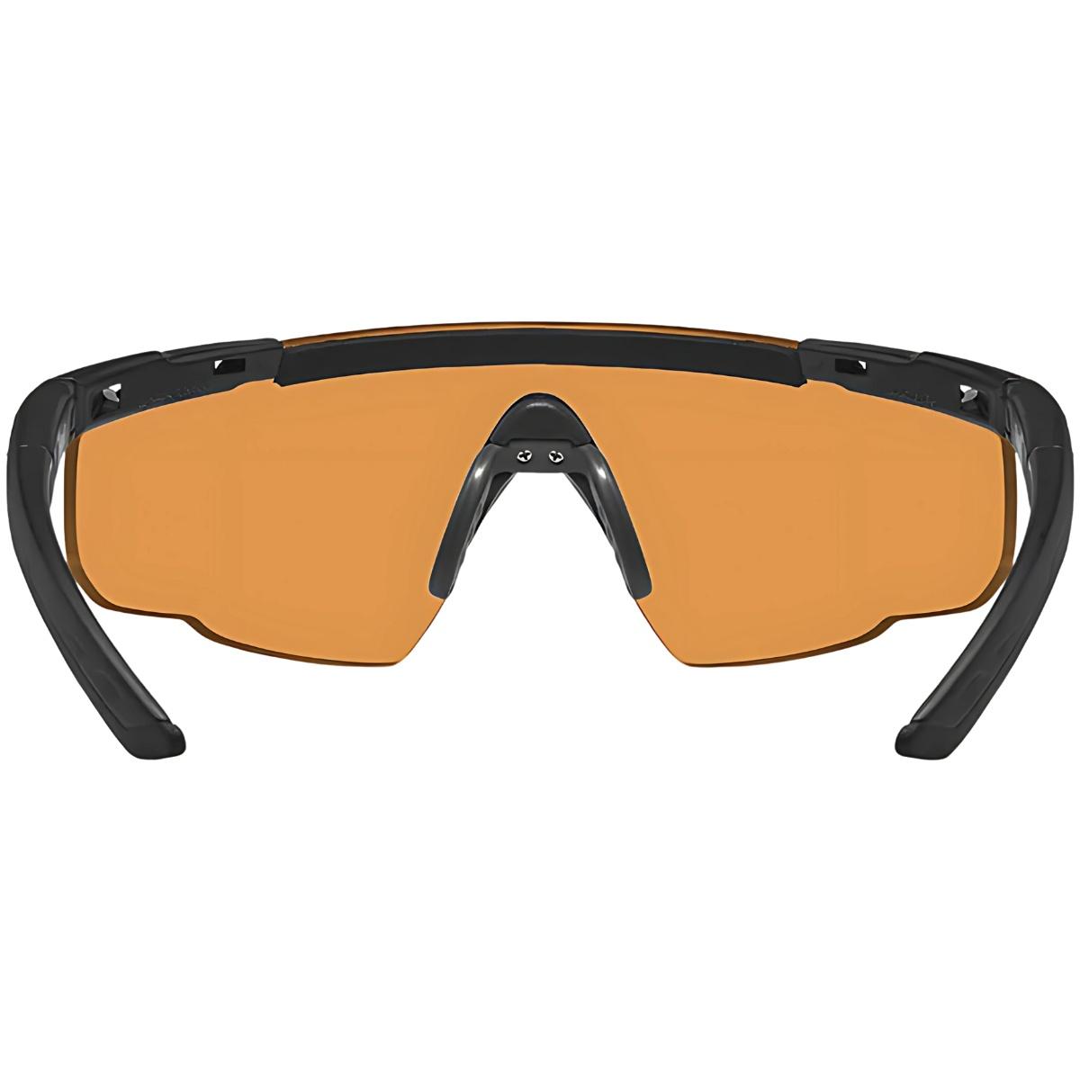 wileyx okulary ochronne saber advanced wizjer light rust oprawki matte black