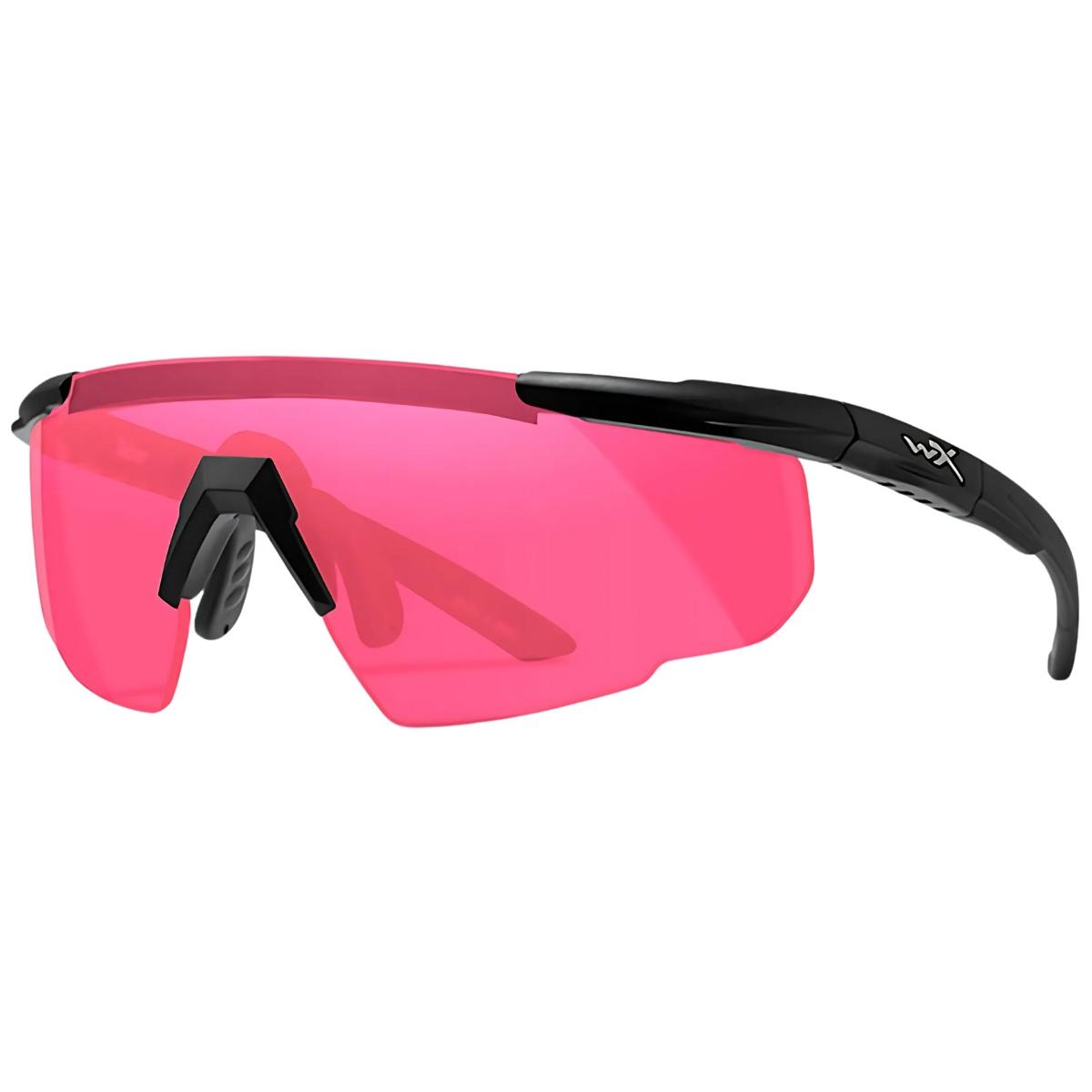 wileyx okulary ochronne saber advanced wizjer vermillion oprawki matte black