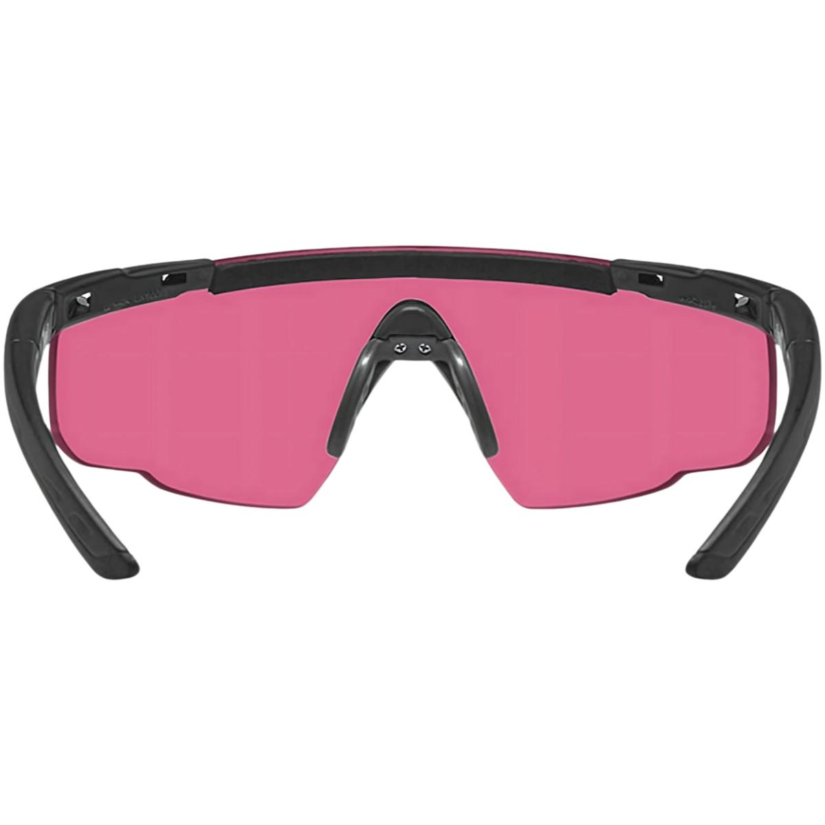 wileyx okulary ochronne saber advanced wizjer vermillion oprawki matte black