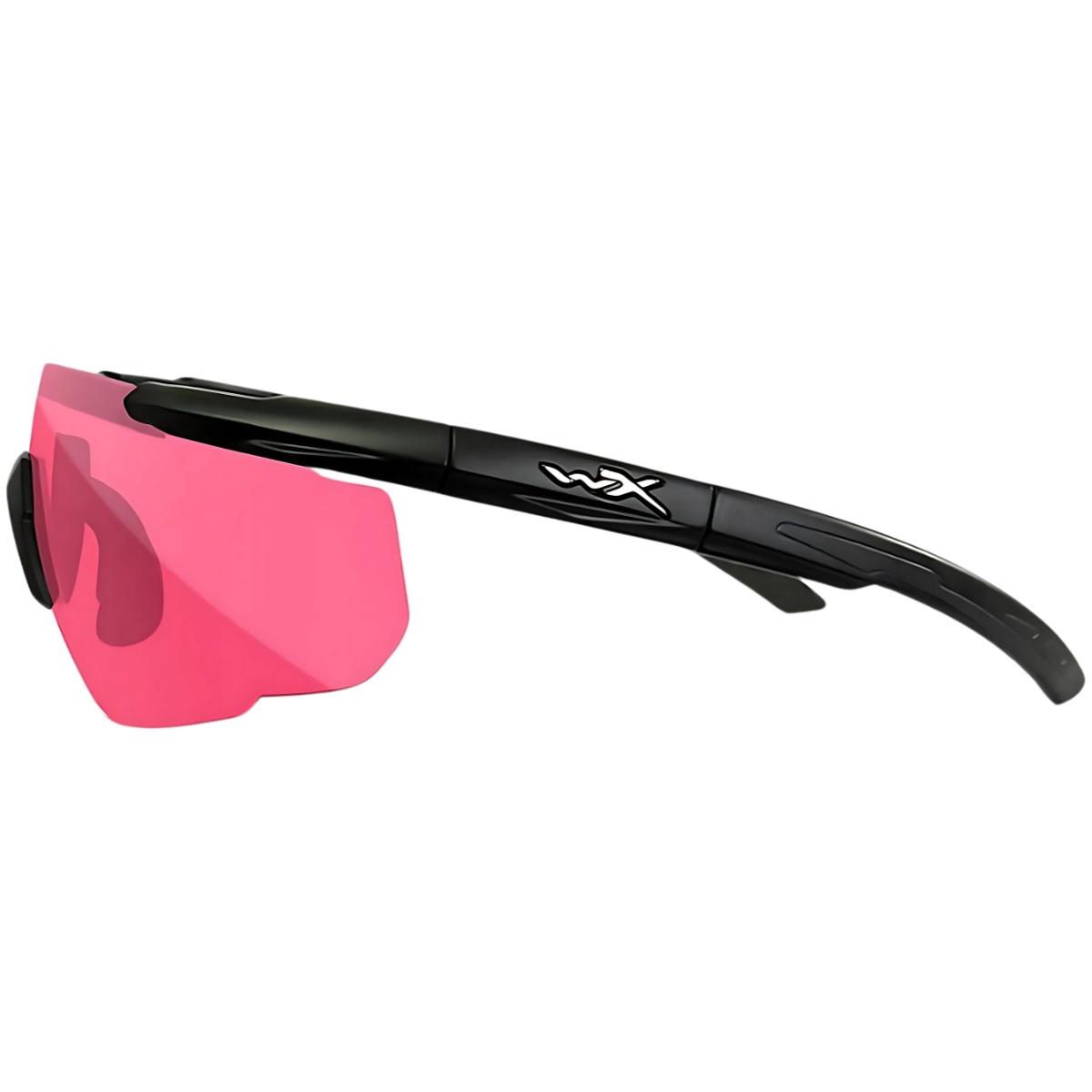 wileyx okulary ochronne saber advanced wizjer vermillion oprawki matte black