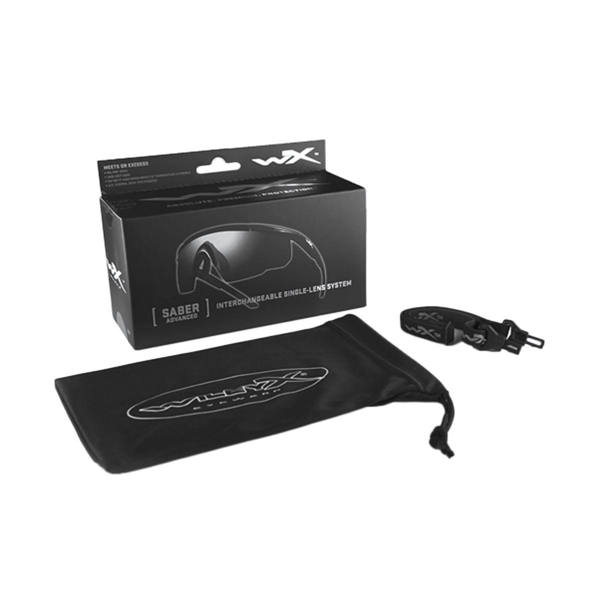 wileyx okulary ochronne saber advanced wizjer vermillion oprawki matte black