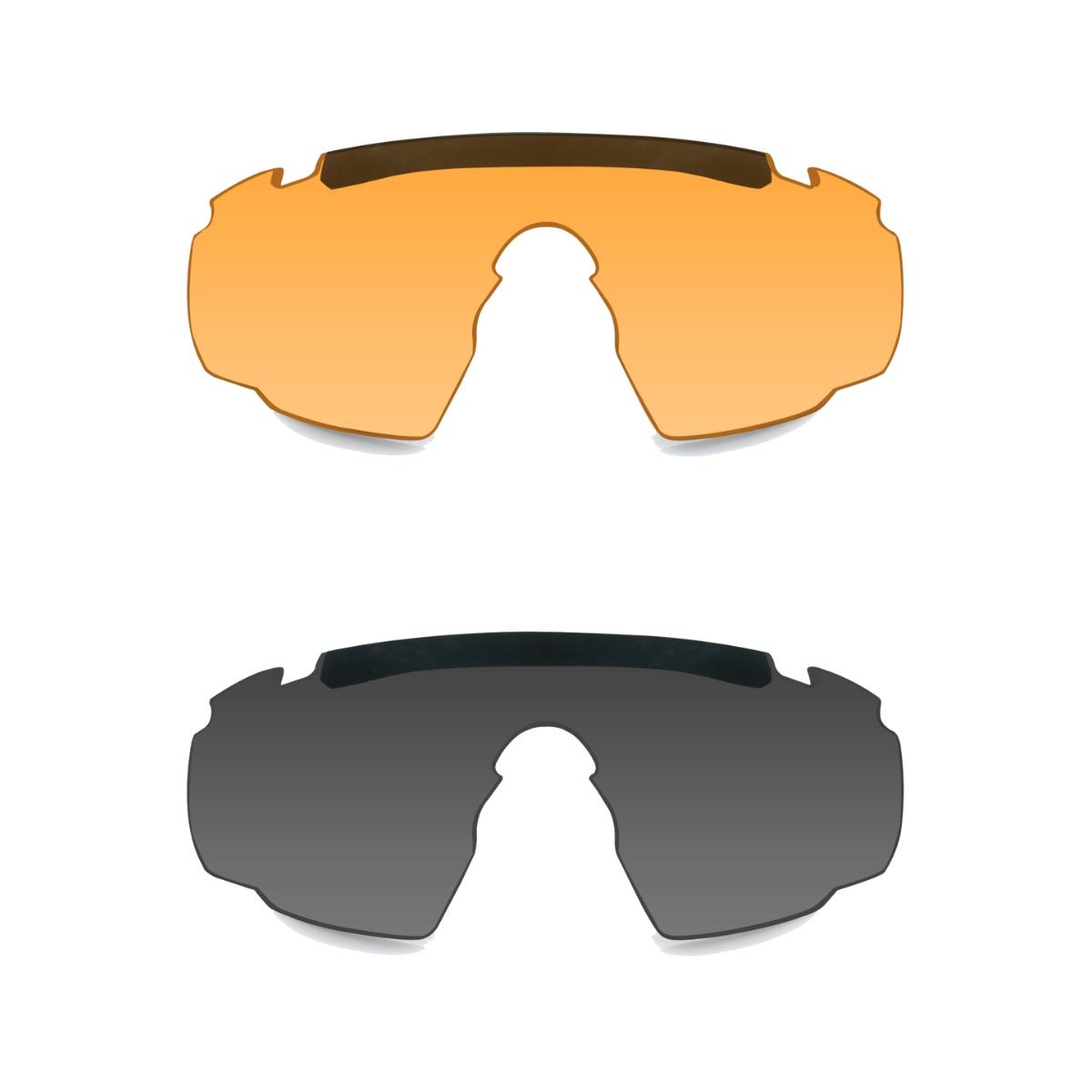wileyx okulary ochronne saber advanced wizjery smoke light rust oprawki matte black