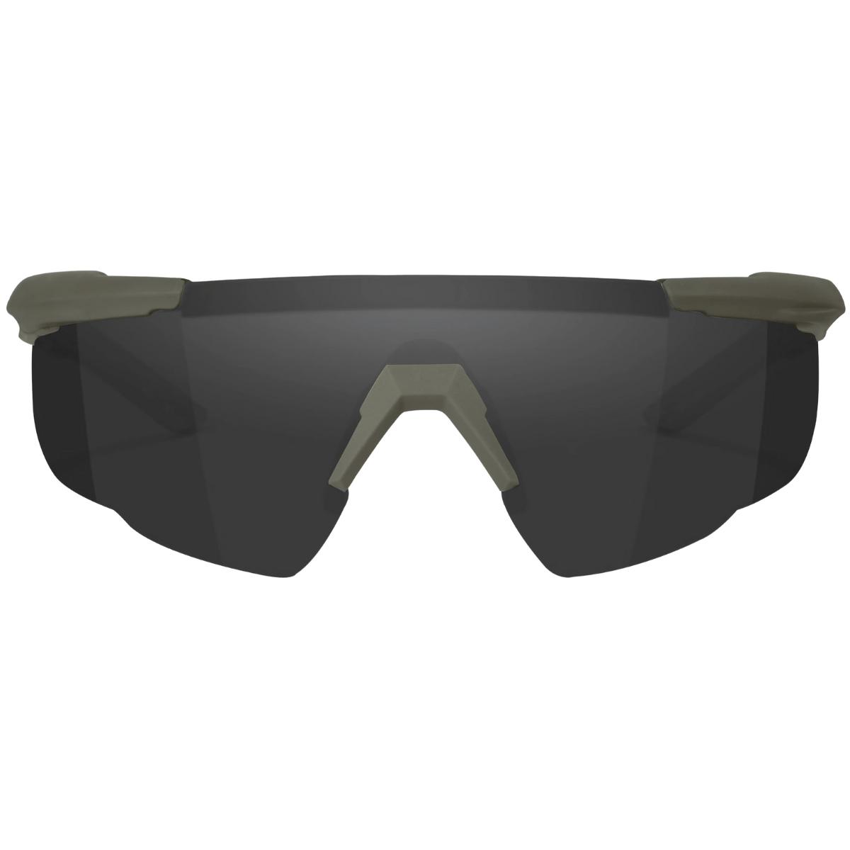 wileyx okulary ochronne saber advanced wizjery smoke clear light rust oprawki od green