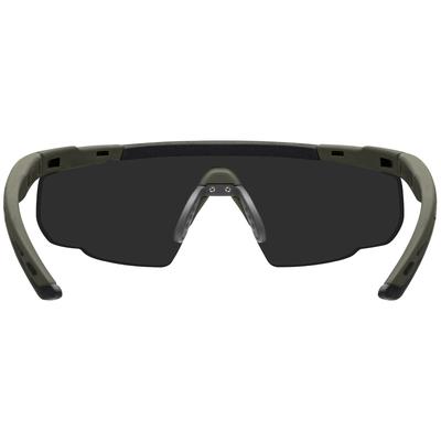 wileyx okulary ochronne saber advanced wizjery smoke clear light rust oprawki od green