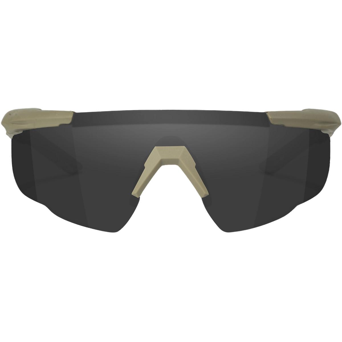 wileyx okulary ochronne saber advanced wizjery smoke clear light rust oprawki matte tan