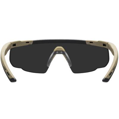 wileyx okulary ochronne saber advanced wizjery smoke clear light rust oprawki matte tan