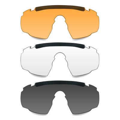 wileyx okulary ochronne saber advanced wizjery smoke clear light rust oprawki matte tan