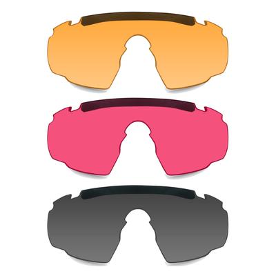 wileyx okulary ochronne saber advanced wizjery smoke vermillion light rust oprawki matte black