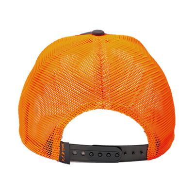 wileyx czapka z daszkiem wileyx wx trucker cap one size dark grey signal orange x logo j915