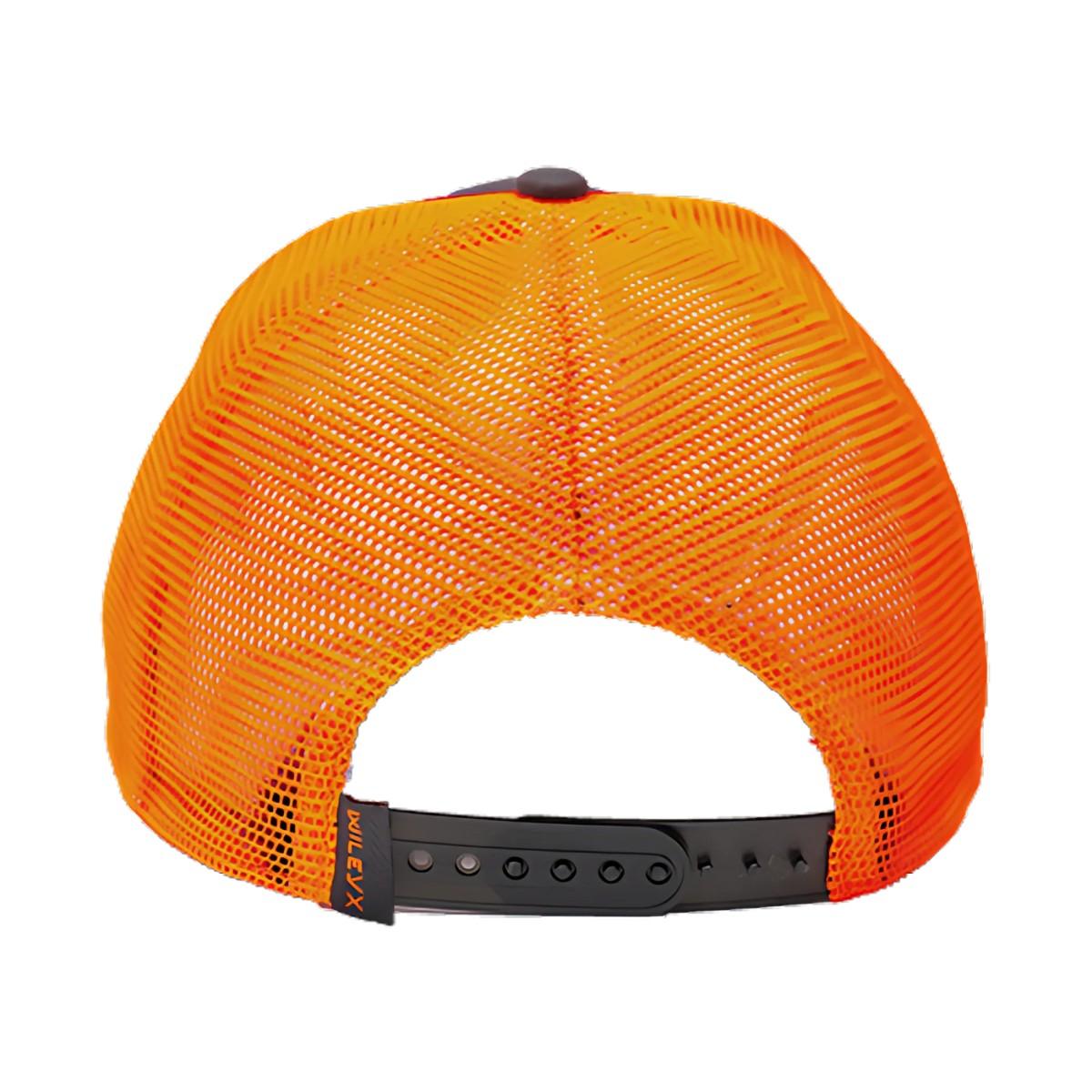 wileyx czapka z daszkiem wileyx wx trucker cap one size dark grey signal orange x logo j915