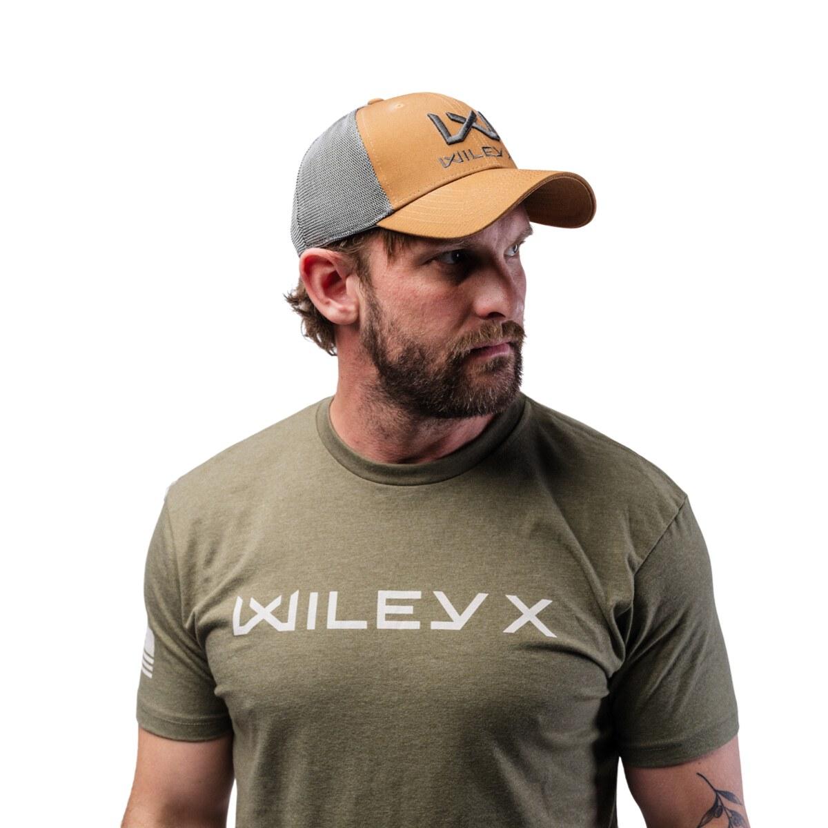 wileyx czapka z daszkiem wileyx wx trucker cap one size tan grey grey wx wiley x j921