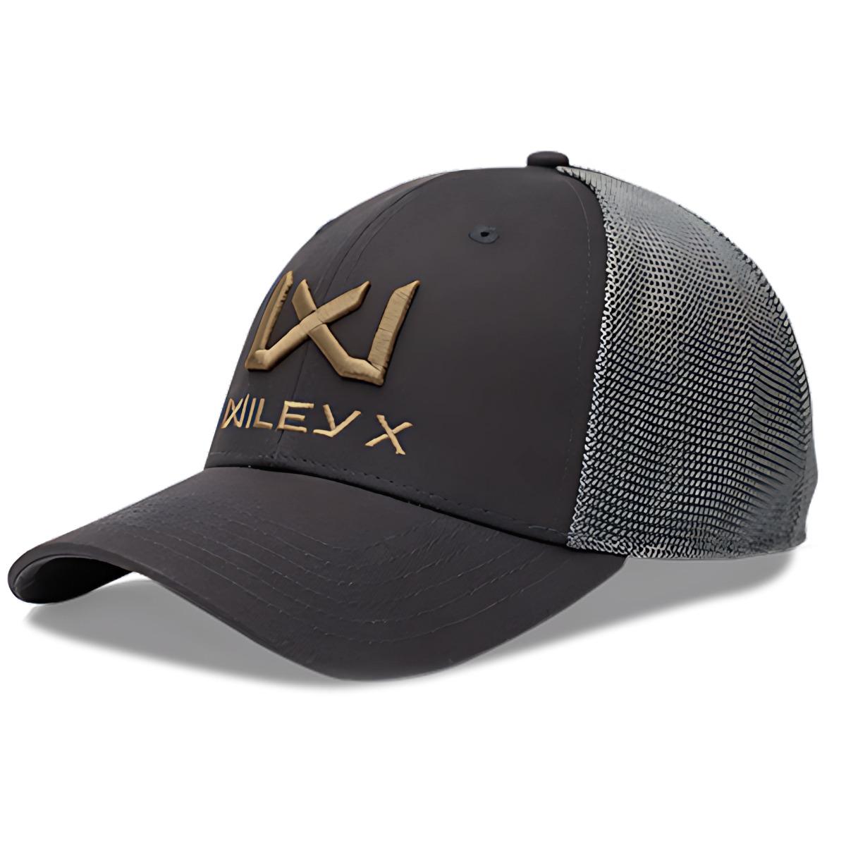 wileyx czapka z daszkiem wileyx wx trucker cap one size dark grey tan wx wiley x j931