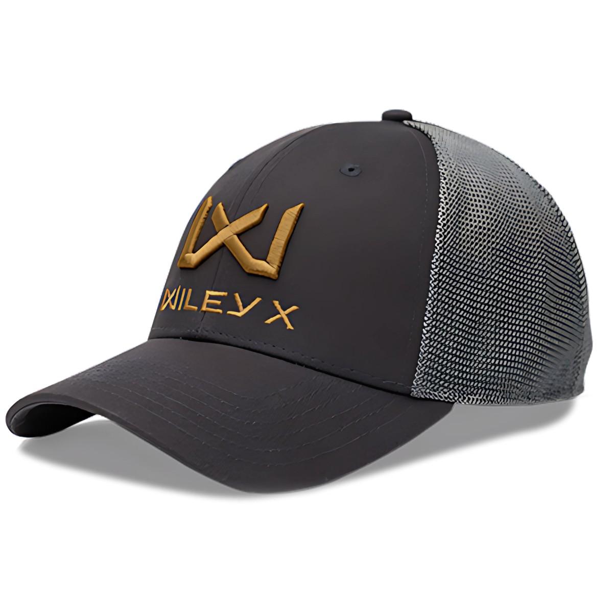 wileyx czapka z daszkiem wileyx wx trucker cap one size dark grey orange wx wiley x j932