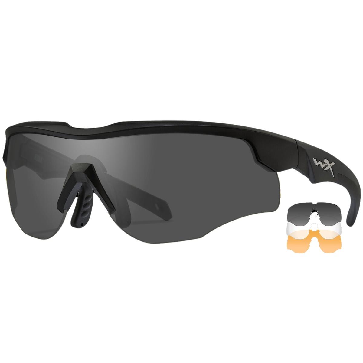 wileyx okulary ochronne wx rogue comm wizjery smoke clear light rust oprawki matte black