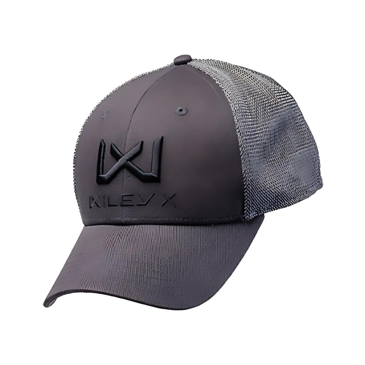 wileyx czapka z daszkiem wileyx wx trucker cap one size dark grey black wx wiley x j906