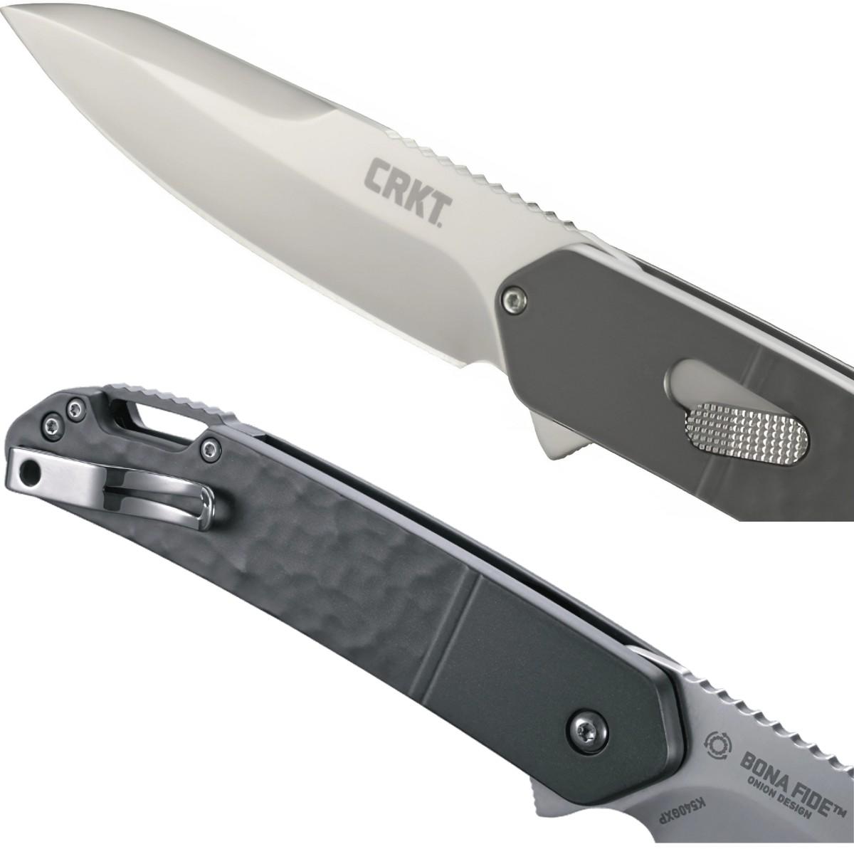 crkt noz bona fide silver k540gxp