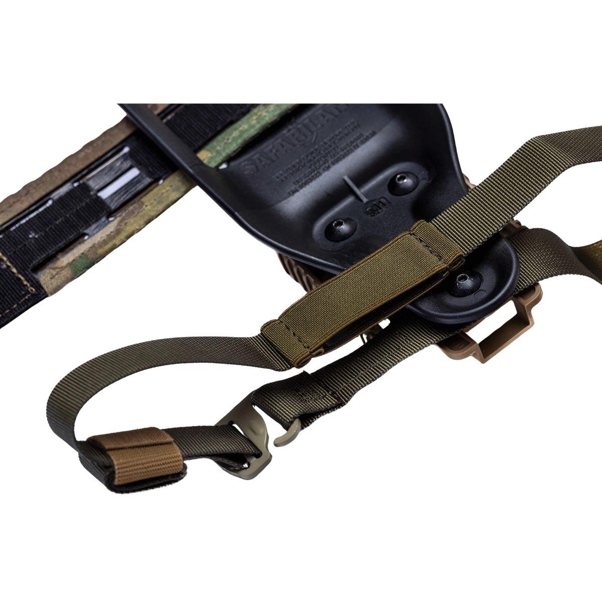 tc gear pas udowy do kabur holster thigh strap coyote