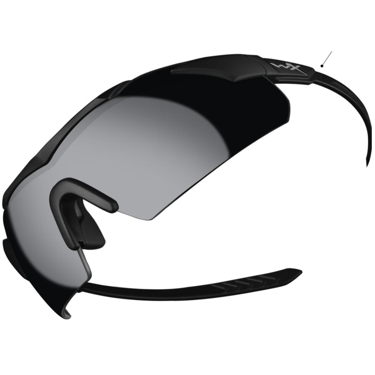 wileyx okulary ochronne wx vapor comm 2 5 wizjery smoke clear light rust oprawki matte black