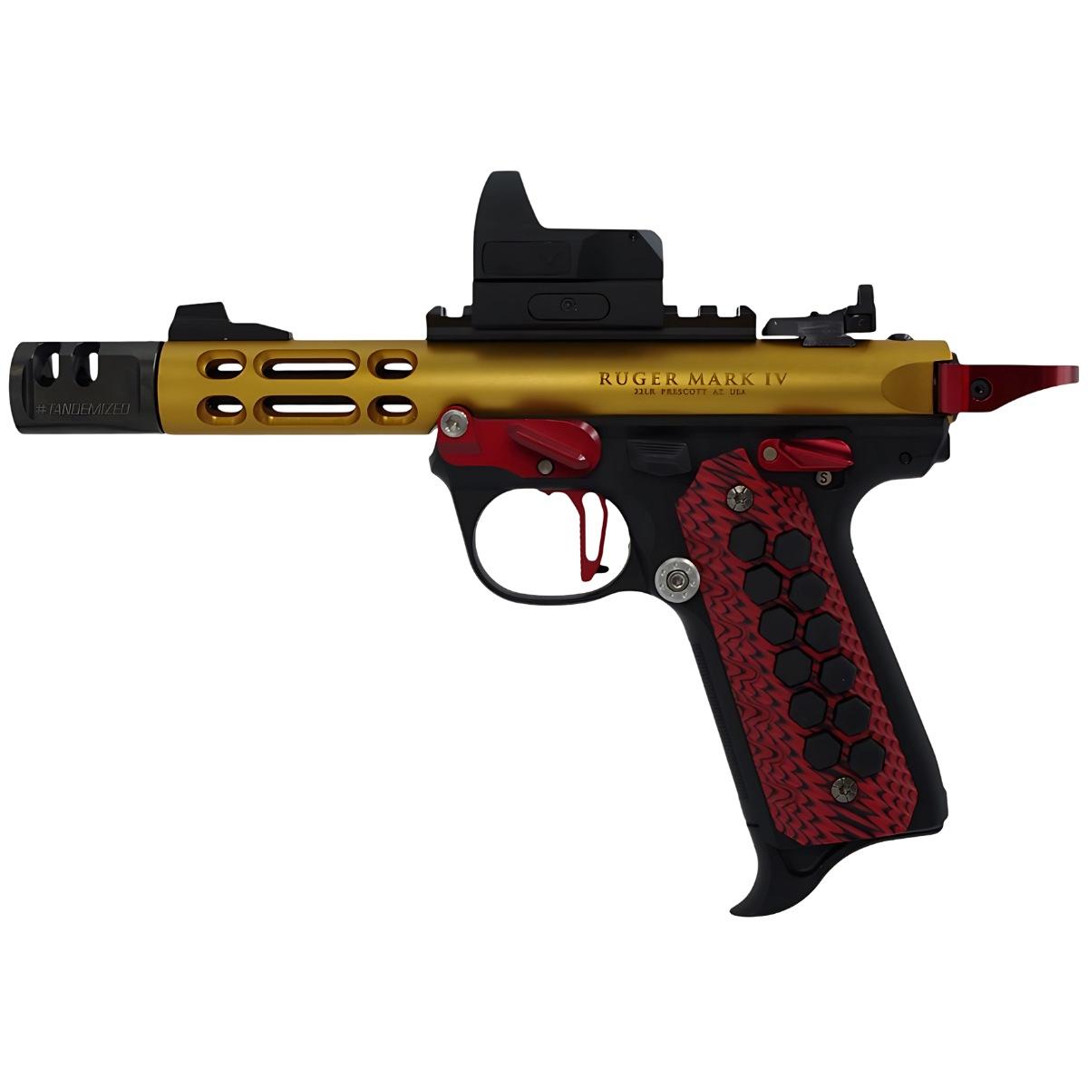 tandemkross powiekszony zwalniacz magazynka titan ruger mark iv 22 45 srebrny tk26n0247slv1