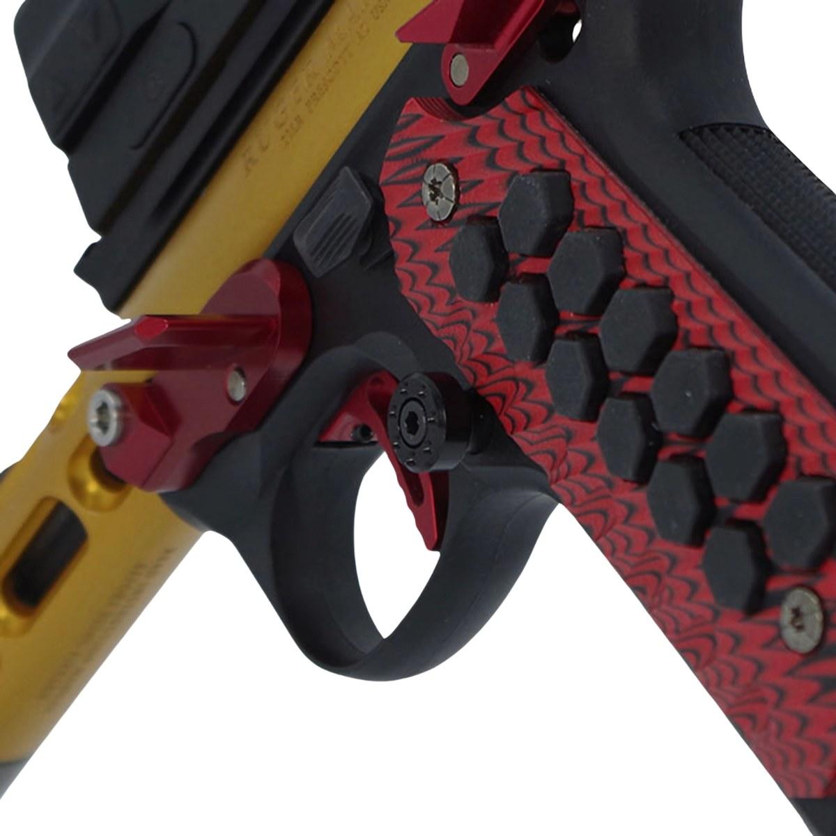 tandemkross hivebrid g10 okladziny ruger mk iv 22 45 czerwone tk26n0309red1