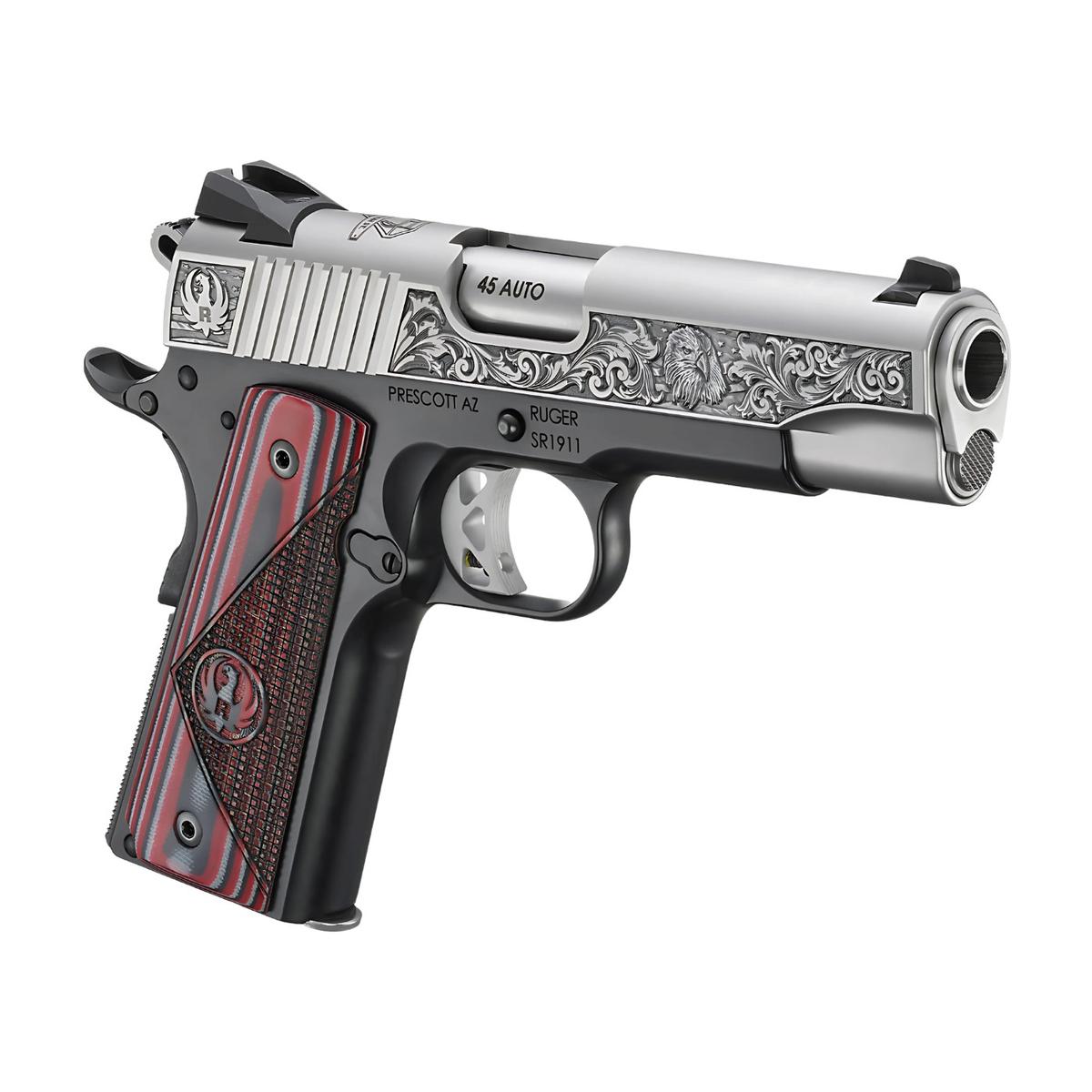 ruger sr1911 limited red barn street edition lightweight commander 45acp 16701