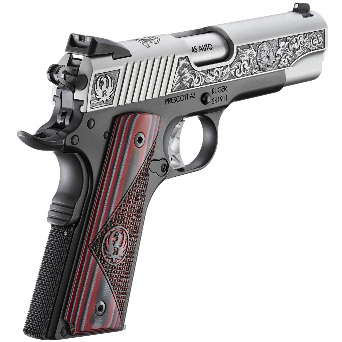 ruger sr1911 limited red barn street edition lightweight commander 45acp 16701