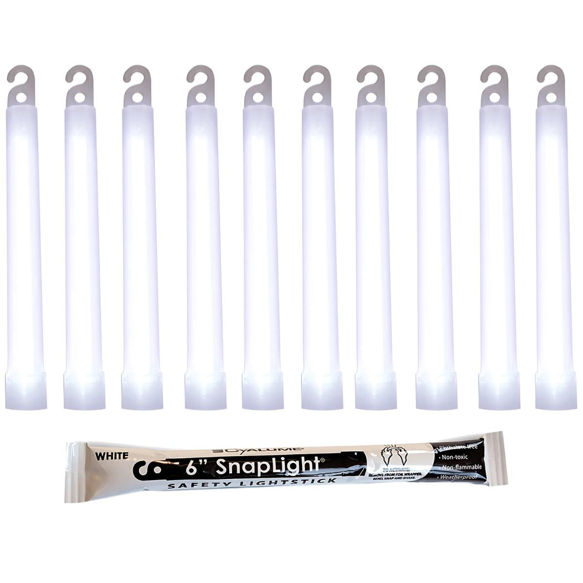 cyalume lightstick 15cm 12h bialy